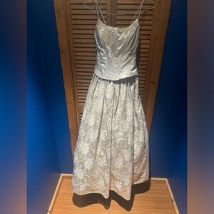 Cinderella full length ball gown, champagne colored